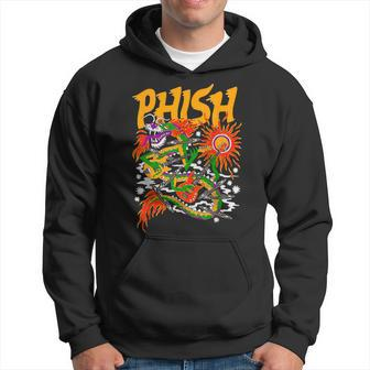 Colorful Phish-Jam Tie-Dye For Fisherman Fish Graphic Hoodie | Mazezy