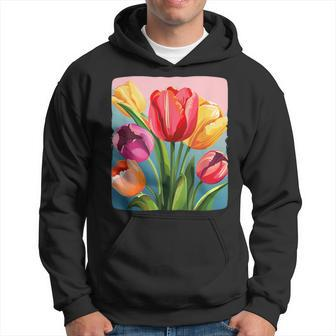 Colorful Tulip Costume Hoodie - Seseable