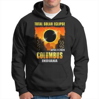 Columbus Indiana 2024 Total Solar Eclipse Hoodie | Mazezy DE