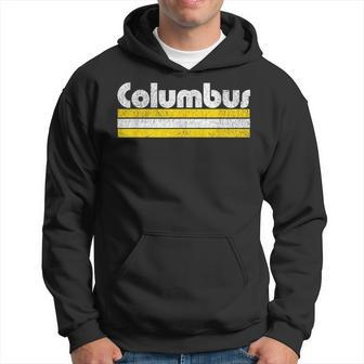 Columbus Soccer Vintage City Hoodie - Thegiftio UK