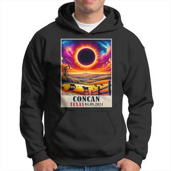 Concan Texas Total Solar Eclipse 2024 Totatily Vintage Hoodie - Thegiftio UK