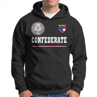 Confederate SoccerSports Jersey Flag Souvenir Hoodie - Thegiftio UK