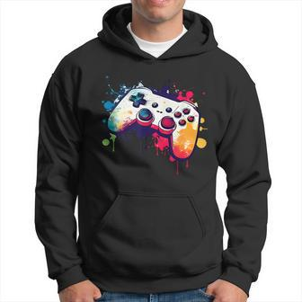 Control All The Things Video Game Controller Gamer Boys Men Hoodie | Mazezy