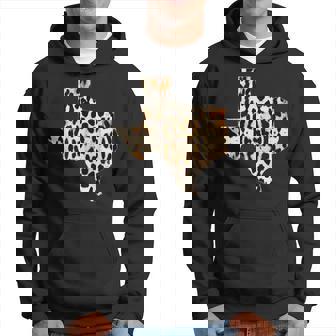 Cool Home Texas State Leopard Cheetah Print Hoodie - Monsterry