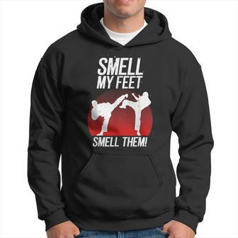 Cool Karate For Boys Girls Smell My Feet Karate Hoodie - Monsterry