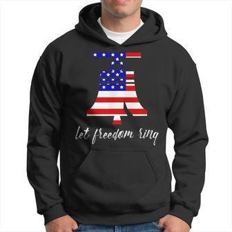 Cool Liberty Bell American Let Freedom Ring Hoodie - Monsterry DE