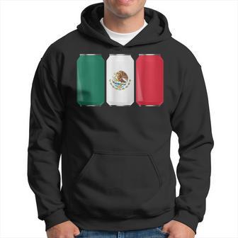 Cool Patriotic Beer Cans Mexico W Mexican Flag Hoodie - Monsterry