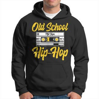 Cool Retro Old School Hip Hop 80S 90S Mixtape Cassette Hoodie - Seseable