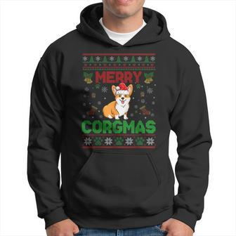 Corgi Christmas Sweater Cool Merry Corgmas Xmas Hoodie - Monsterry