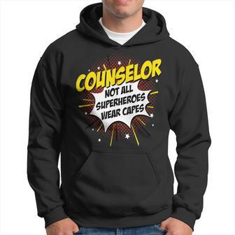 Counselor Superhero Product Comic Idea Hoodie - Monsterry AU