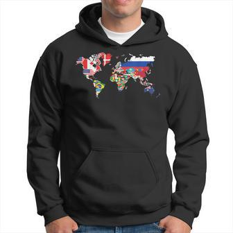 All Countries Flags Of The World 287 Flag International Hoodie - Monsterry AU