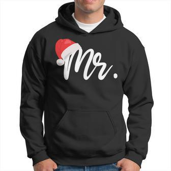 Couple Matching Mr And Mrs Christmas Hoodie - Monsterry