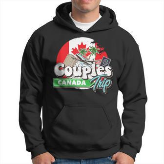 Couples Trip Canada Bound Couple Travel Goal Vacation Trip Hoodie - Monsterry DE