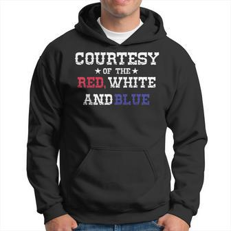 Courtesy Of The Red White And Blue Hoodie - Monsterry CA