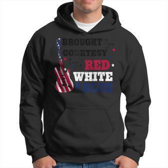 Courtesy Of The Red White And Blue Western Country Music Hoodie - Thegiftio UK