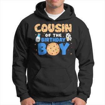Cousin Of The Birthday Boy Milk And Cookies 1St Birthday Hoodie - Seseable
