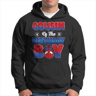 Cousin Of The Birthday Boy Spider Family Matching Hoodie - Seseable