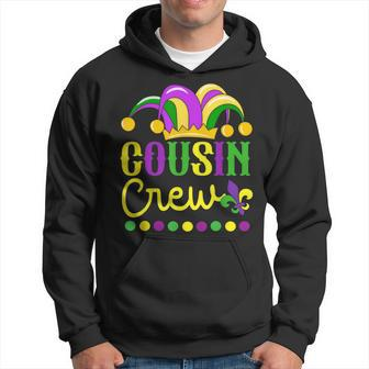 Cousin Crew Mardi Gras Family Outfit For Adult Toddler Baby Hoodie - Thegiftio UK