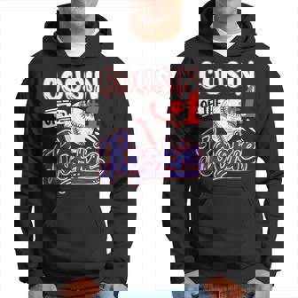 Cousin Of Rookie 1St Baseball Birthday Party Theme Matching Hoodie - Seseable