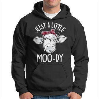 Cow Just A Little Moo Dy Cow Lover Hoodie | Mazezy