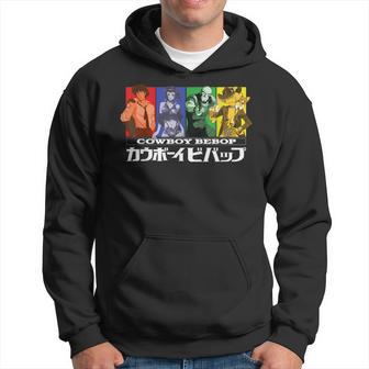 Cowboy Beebop Character Collage Space Epic Gamer Anime Fan Hoodie - Thegiftio UK