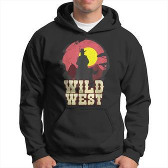 Cowboy Wild West Western Country Saddle Hoodie - Monsterry