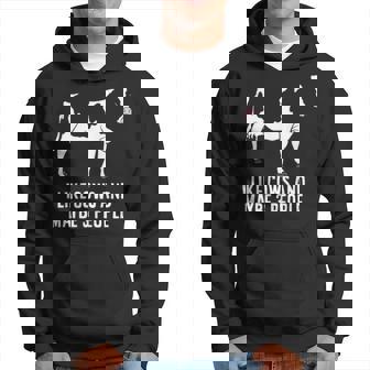 I Like Cows And Maybe 3 People Cattle Cow Farmer Hoodie | Mazezy