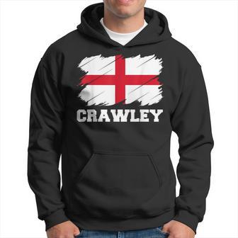 Crawley England City Uk English Flag Hoodie - Thegiftio UK
