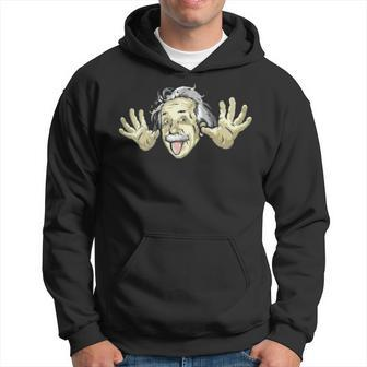 Crazy Physics Professor Wears Tongue Out Albert Genie Hoodie - Monsterry CA