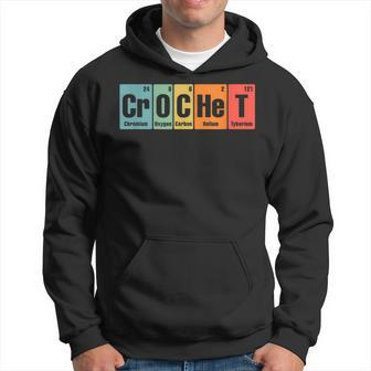 Crochet Periodic Elements Colorful Chemistry Crochet Hoodie - Monsterry AU