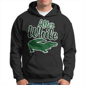 After While Crocodile Retro Hoodie - Monsterry UK