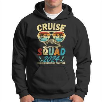 Cruise Squad 2024 Summer Vacation Group Family Trip Vintage Hoodie | Mazezy