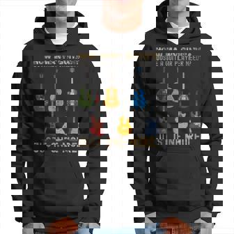 Cuántas Guitarras S Para Hombres Músico Guitarrista Sudadera - Regaloses