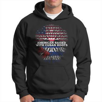 Cuba Flag Hispanic Heritage American Raised Cuban Root Hoodie - Monsterry