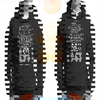 Cumpleaños Hombre Regalos Las Leyendas Abril 1961 Sudadera - Regaloses