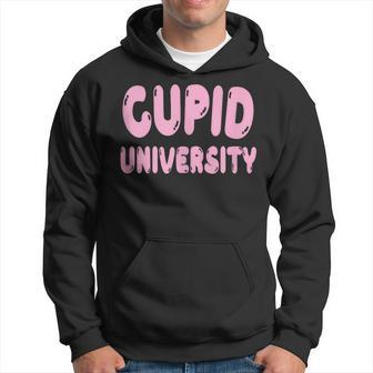 Cupid University Pink For Valentine's Day Hoodie - Monsterry
