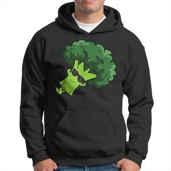 Cute Broccoli Fruit Relaxing Lazy Broccoli Hoodie - Thegiftio UK