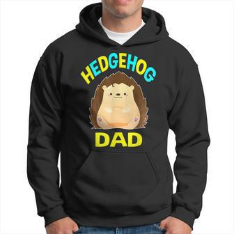 Cute Dabbing Hedgehog Dad Pet Owners Fathers Daddy Hoodie - Monsterry AU