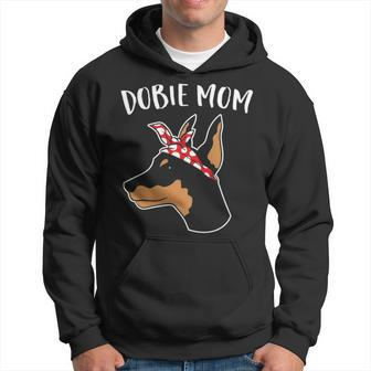 Cute Dobie Mom Doberman Pinscher Mother Of Doberman Dog Hoodie | Mazezy