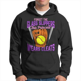 Cute Forget The Glass Slippers This Princess Wears Cleats Hoodie - Monsterry DE
