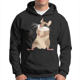 Cute Garden Sleeper Rodent Mouse Hoodie - Seseable