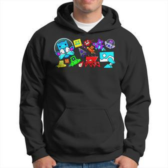 Cute Geometry Video Game Graphic Birthday Hoodie | Mazezy