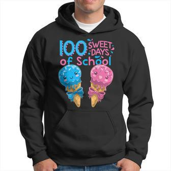 Cute Ice Creams 100 Sweet Days Of School Girls Hoodie - Monsterry