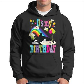 Cute It’S My Birthday Orca Lovers & Killer Whale Lovers Hoodie - Monsterry