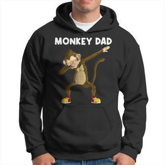Cute Monkey For Dad Papa Gorilla Ape Chimpanzee Animal Hoodie - Monsterry