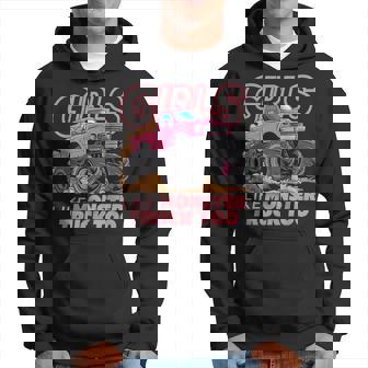 Cute Monster Truck Birthday Party Monster Truck Girl Hoodie | Mazezy