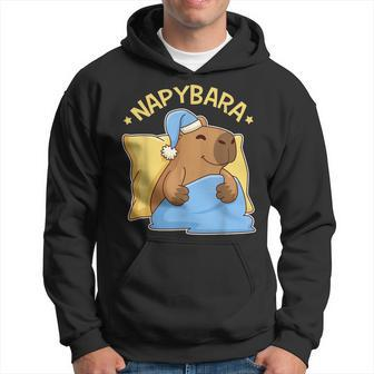 Cute Nap Capybara Pyjamas Nappybara Hoodie - Seseable