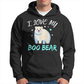 Cute Polar Bear I Love My Boo Bear Hoodie - Monsterry CA