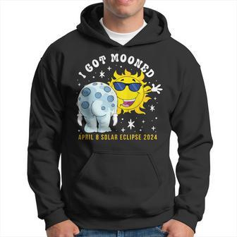 Cute Totality Solar Eclipse 2024 I Got Mooned April 8Th 2024 Hoodie | Mazezy