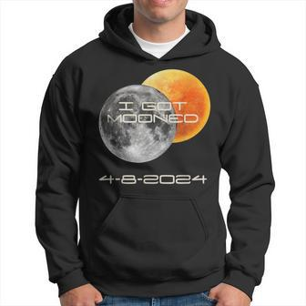Cute Totality Solar Eclipse 2024 I Got Mooned April 8Th 2024 Hoodie - Seseable